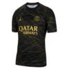 Nike Men's Paris Saint-Germain 2023/24 Stadium Fourth Jersey - Black/Tour Yellow