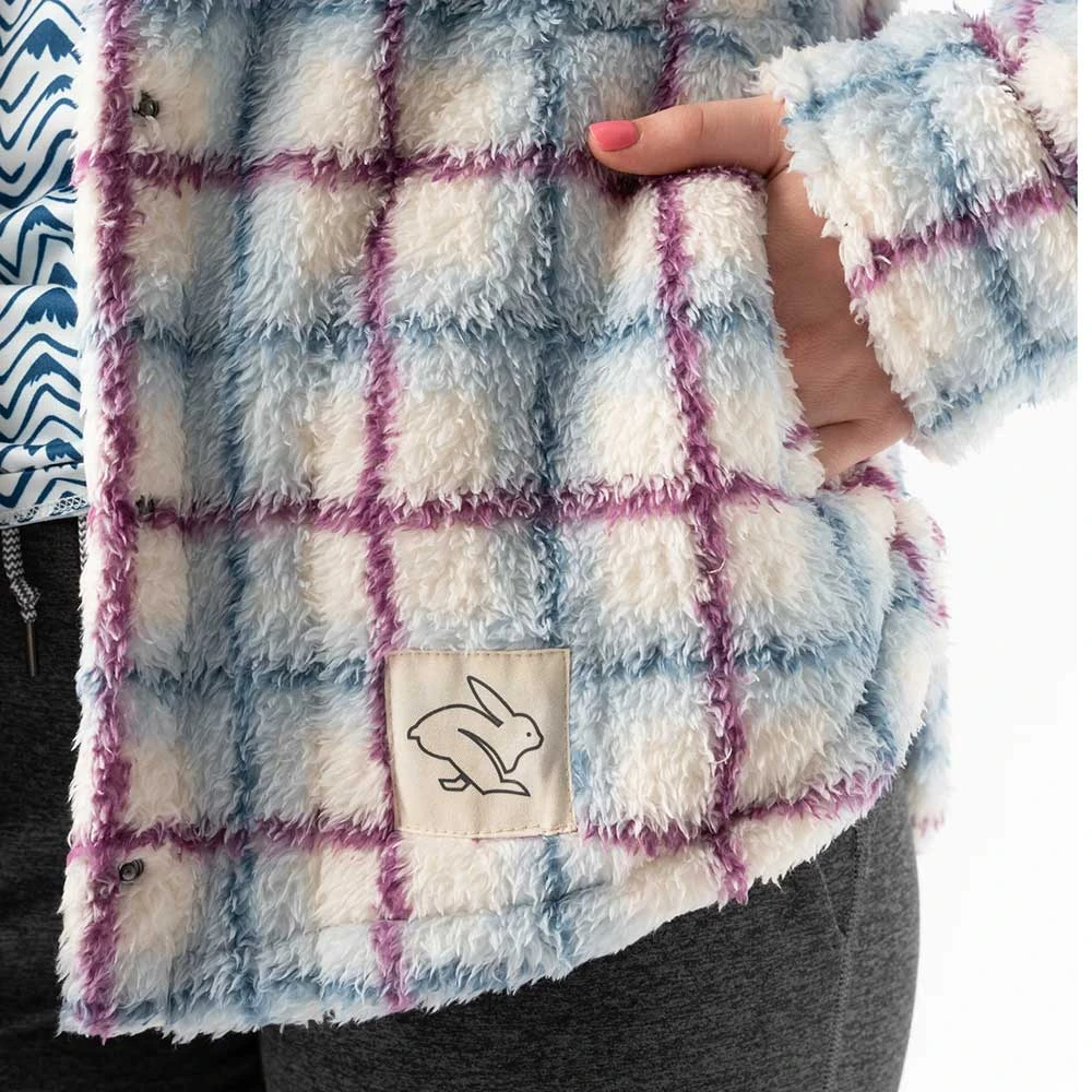 Women's Fleece Of Mind - Sugar Swizzle Plaid 3 Women's Fleece Of Mind - Sugar Swizzle Plaid - Image 3