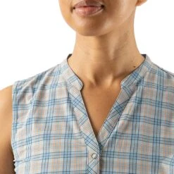 Women's High Country Sleeveless Shirt - All Aboard Plaid -Patagonia Shop DSC00252 5000x dddb89cf 1346 4a07 ba9c 793c4c4bc5f8