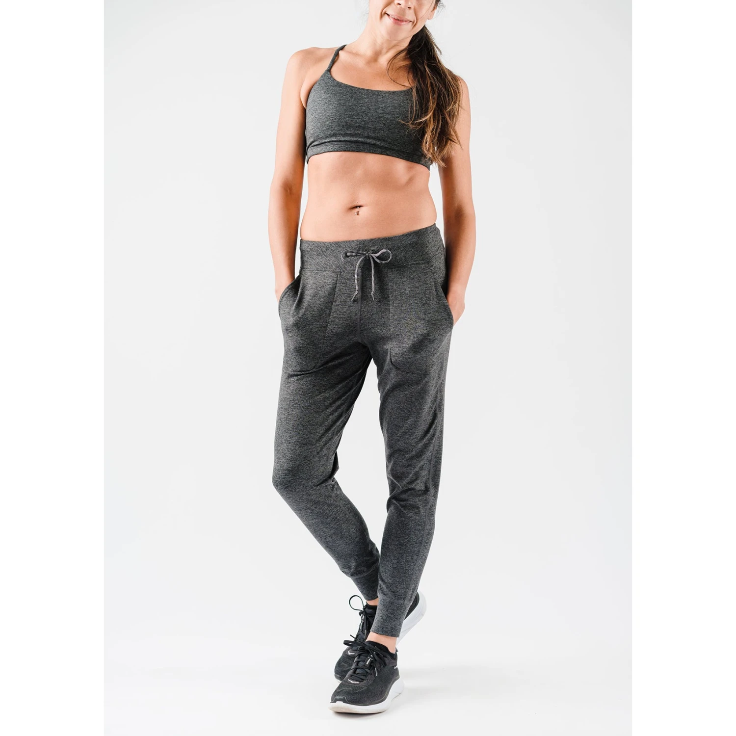 Women's EZ Jogger - Black Charcoal 5 Women's EZ Jogger - Black Charcoal - Image 5