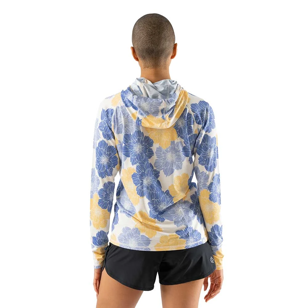 Women's UPF Deflector 2.0 - Snow White Floral 3 Women's UPF Deflector 2.0 - Snow White Floral - Image 3