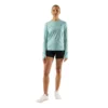Women's UPF Tee Ice Long Sleeve - Nile Blue