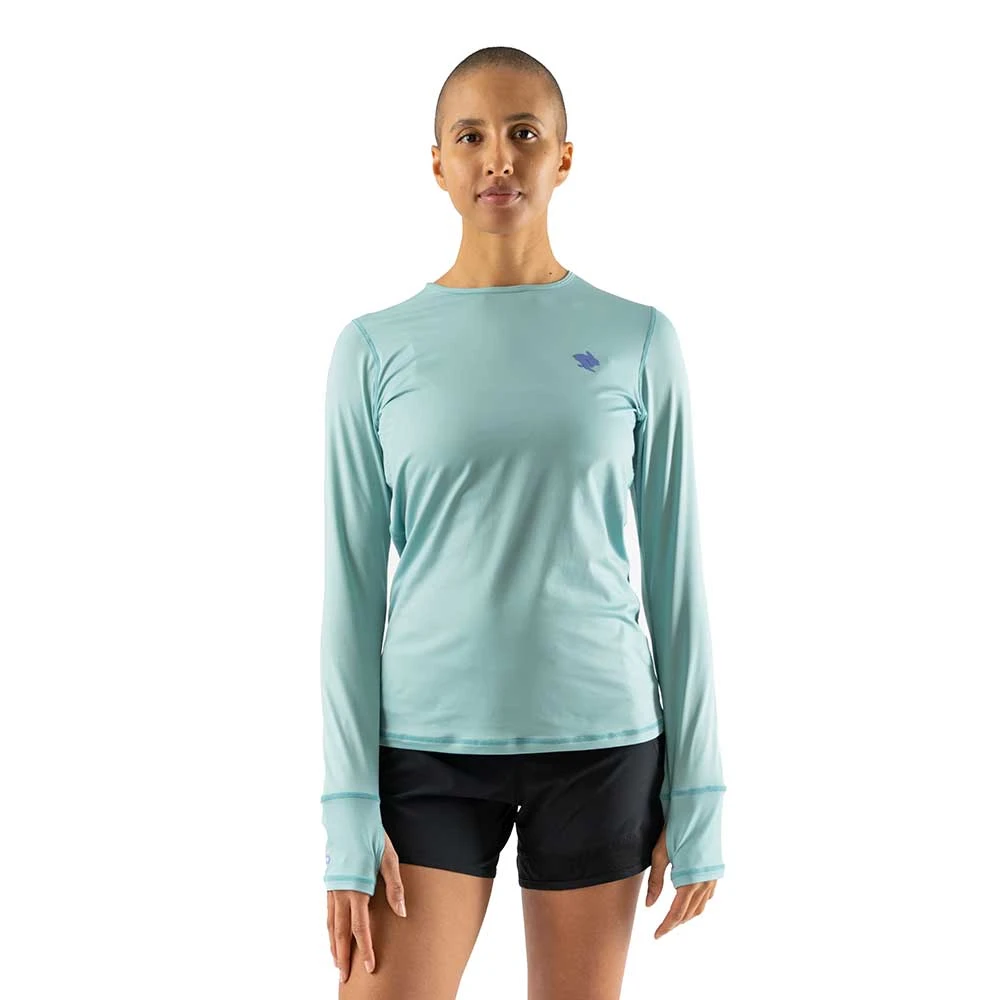 Women's UPF Tee Ice Long Sleeve - Nile Blue 2 Women's UPF Tee Ice Long Sleeve - Nile Blue - Image 2