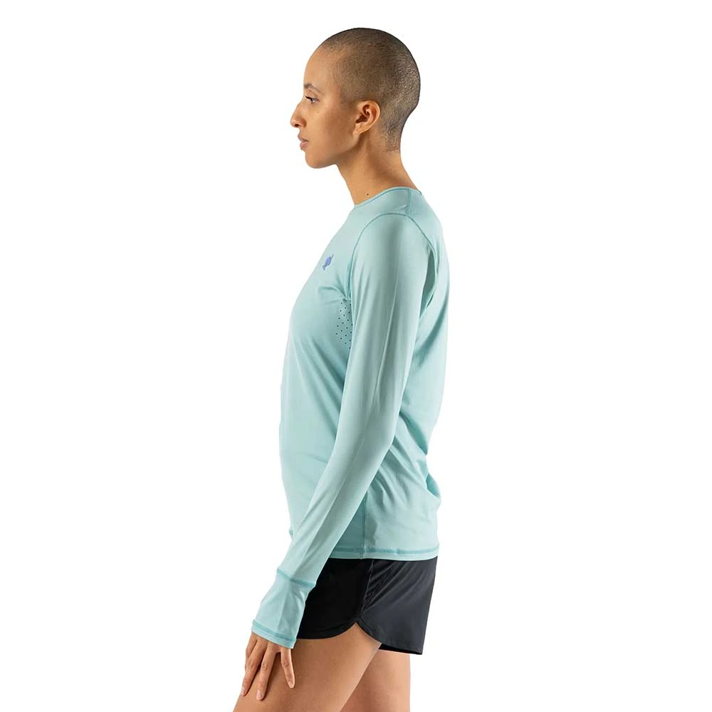 Women's UPF Tee Ice Long Sleeve - Nile Blue 3 Women's UPF Tee Ice Long Sleeve - Nile Blue - Image 3