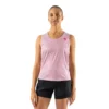 Women's EZ Tank Cropped - Pink Stripe Geo