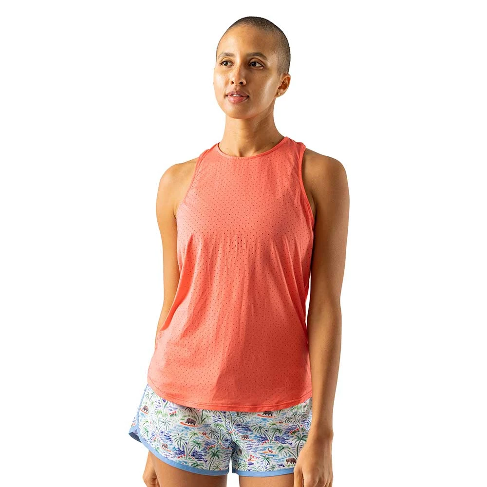 Women's Steady State Ice Tank Top - Sugar Coral 2 Women's Steady State Ice Tank Top - Sugar Coral - Image 2