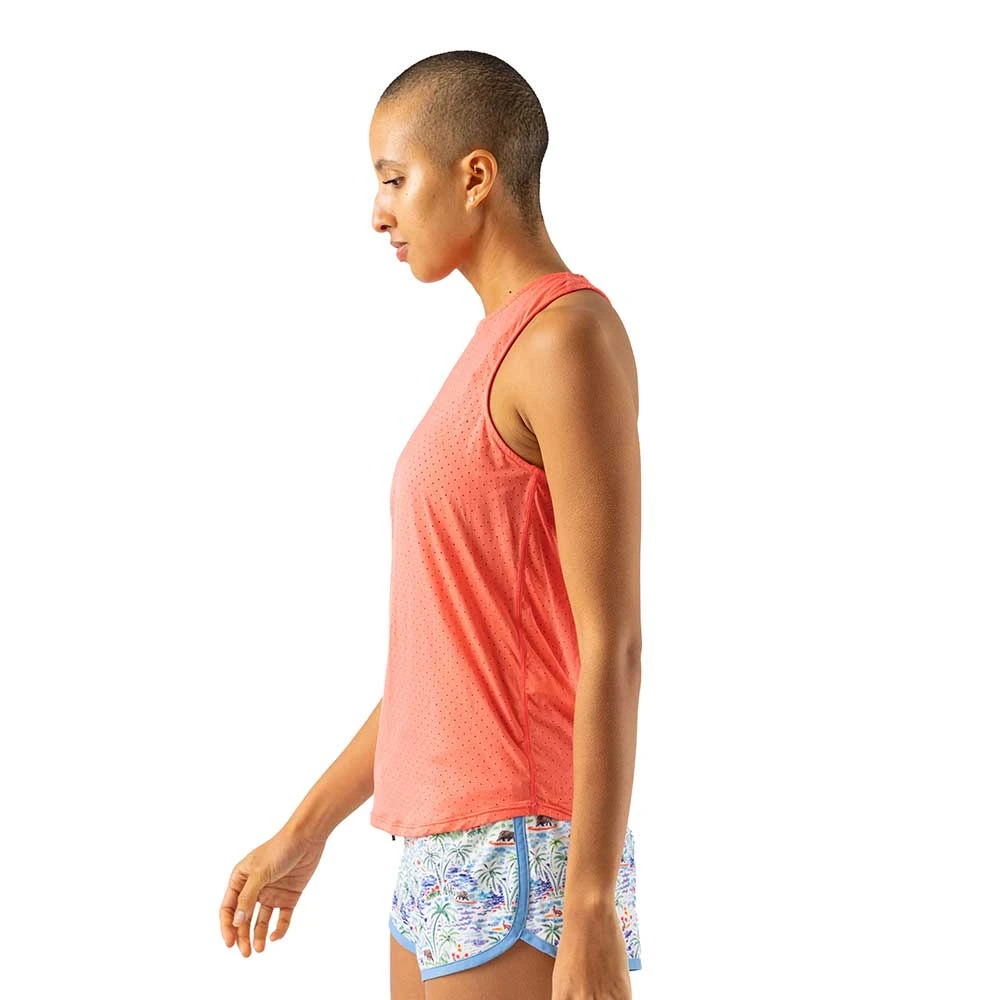 Women's Steady State Ice Tank Top - Sugar Coral 3 Women's Steady State Ice Tank Top - Sugar Coral - Image 3