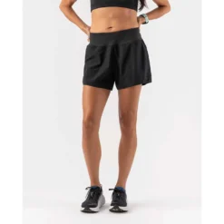Women's Hopper Relax High Rise 4in Shorts - Black