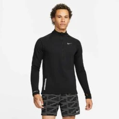 Nike Men's Run Division Element Top Half Zip - Black