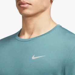 Nike Men's Miler Short Sleeve Top- Mineral Teal -Patagonia Shop DV9315 379 PHSYM001 1