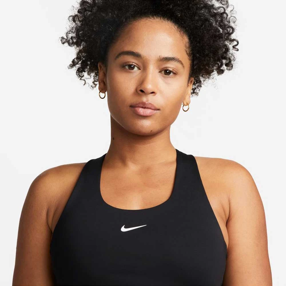 Nike Women's Dri-Fit Swoosh Bra Tank - Black 2 Nike Women's Dri-Fit Swoosh Bra Tank - Black - Image 2