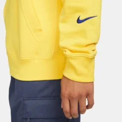 Nike Men's FC Barcelona Club Hoodie -Amarillo/Deep Royal Blue -Patagonia Shop DX4755 728 PHSYM004 1