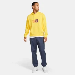 Nike Men's FC Barcelona Club Hoodie -Amarillo/Deep Royal Blue -Patagonia Shop DX4755 728 PHSYM006 1
