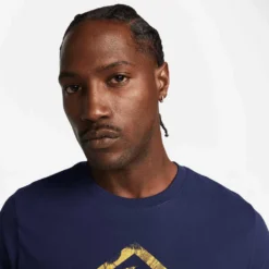 Men's Nike Tee Run Trail T-Shirt - Midnight Navy -Patagonia Shop DZ2727 410 PHSYM001 2000