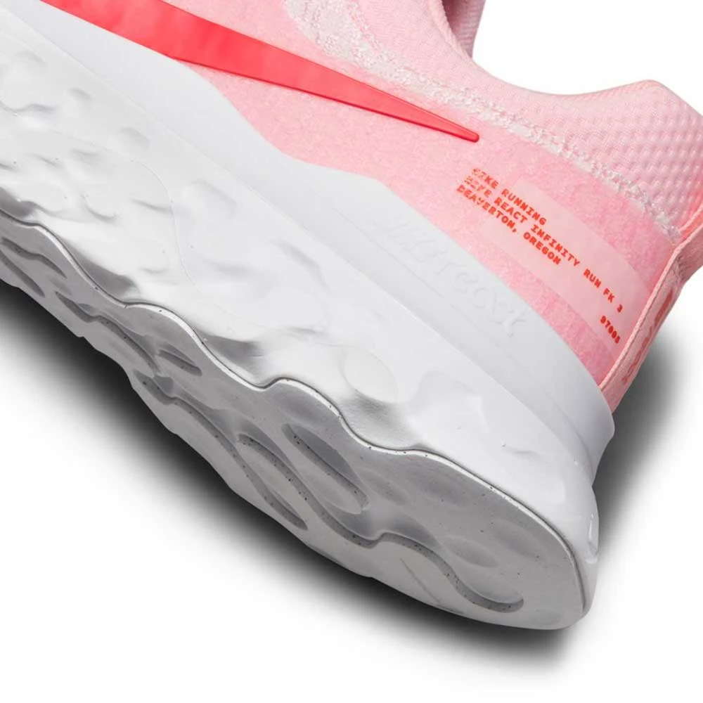 Nike Women's React Infinity React 3 Running Shoe-Medium Soft Pink/White/Summit White/Light Crimson- Regular (B) 10 Nike Women's React Infinity React 3 Running Shoe-Medium Soft Pink/White/Summit White/Light Crimson- Regular (B) - Image 10
