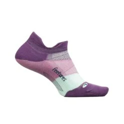 Feetures Unisex Elite Ultra Light No Show Tab Socks - Peak Purple