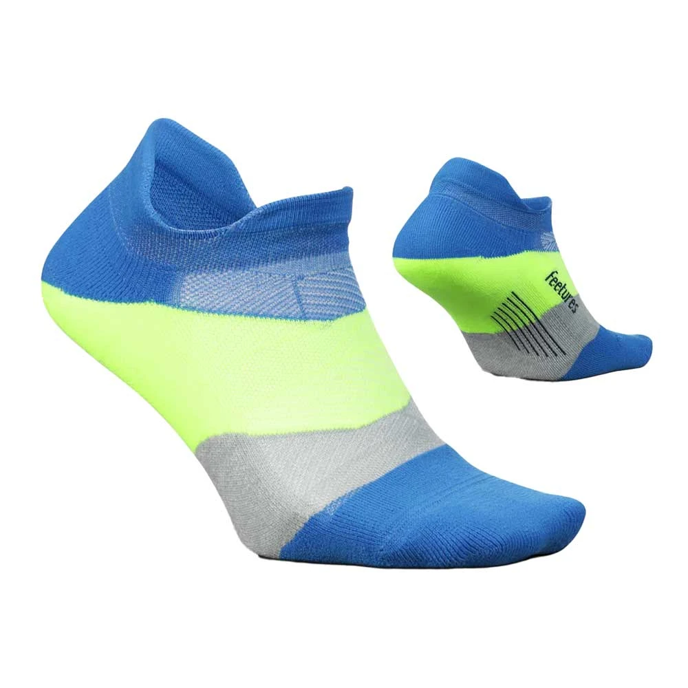 Feetures Unisex Elite Ultra Light No Show Tab Socks - Boulder Blue 2 Feetures Unisex Elite Ultra Light No Show Tab Socks - Boulder Blue - Image 2