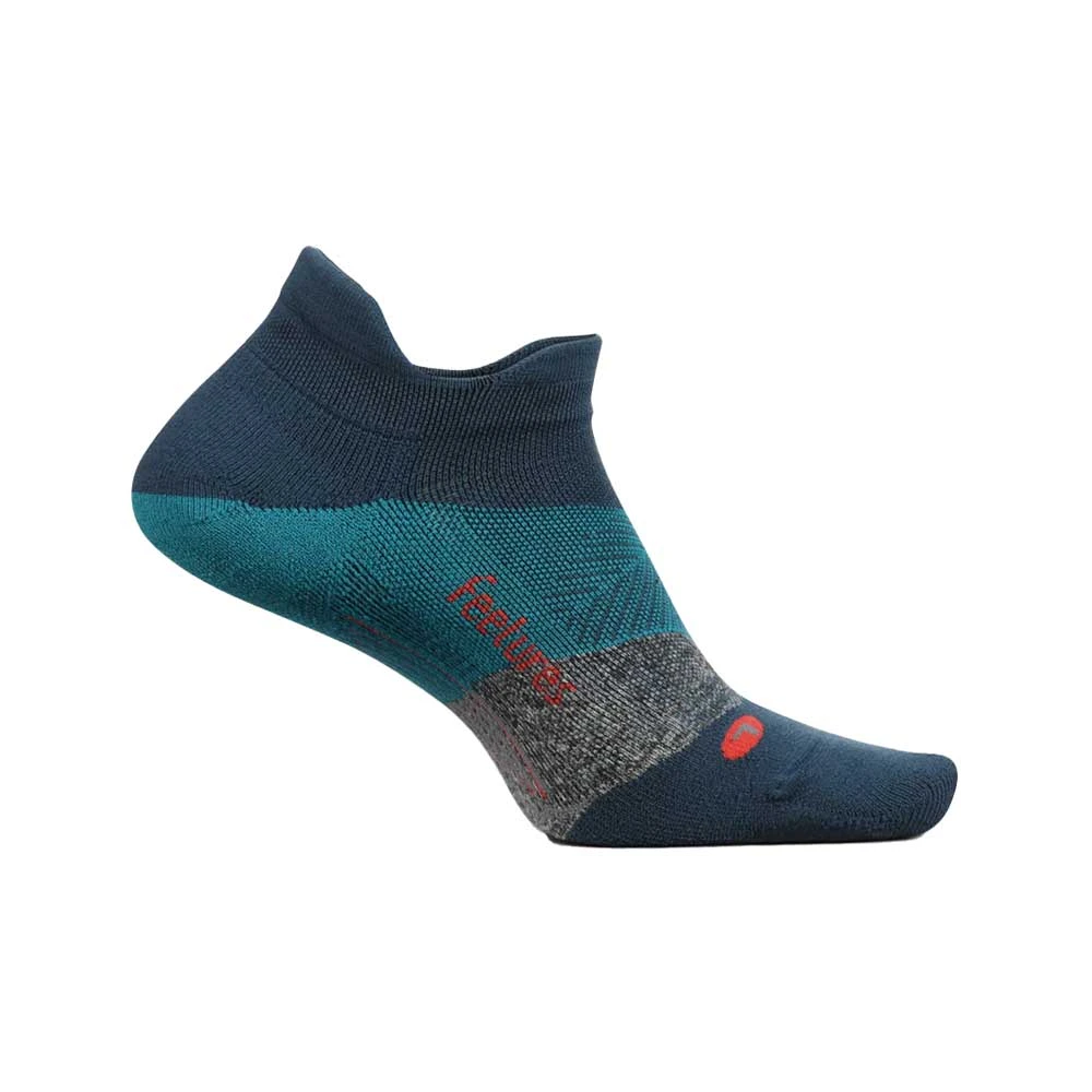 Feetures Unisex Elite Ultra Light No Show Tab Socks - Trek Teal 1 Feetures Unisex Elite Ultra Light No Show Tab Socks - Trek Teal