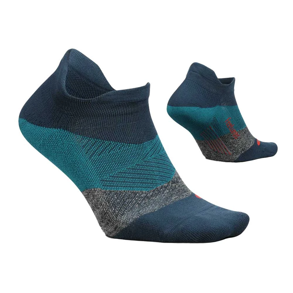 Feetures Unisex Elite Light Cushion No Show Tab Socks - Trek Teal 2 Feetures Unisex Elite Light Cushion No Show Tab Socks - Trek Teal - Image 2