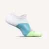 Feetures Unisex Elite Ultra Light No Show Tab - White Lime