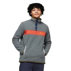 Cotopaxi Men's Teca Fleece Pullover - Volcanic Action -Patagonia Shop F22 M Teca Fleece Pullover Volcanic Action 1345