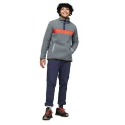 Cotopaxi Men's Teca Fleece Pullover - Volcanic Action -Patagonia Shop F22 M Teca Fleece Pullover Volcanic Action 1367