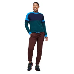 Cotopaxi Women's Bandera Organic Sweatshirt - Maritime/Deep Ocean -Patagonia Shop F22 W Bandera Sweatshirt Maritime Deep Ocean 181