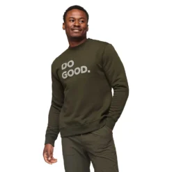 Cotopaxi Men's Do Good Organic Crew Sweatshirt - Woods -Patagonia Shop F23 M Do Good Organic Crew Sweatshirt Woods 1