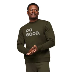 Cotopaxi Men's Do Good Organic Crew Sweatshirt - Woods -Patagonia Shop F23 M Do Good Organic Crew Sweatshirt Woods 2