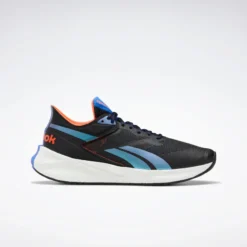 Reebok Men's Floatride Energy Symmetros Running Shoe - Night Black/Court Blue/Orange Flame - Regular (D)