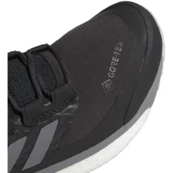 ADIDAS Women's Terrex Free Hiker GoreTEX Hiking Shoe - Carbon/Grey/Glow Blue - Regular (B) 8 ADIDAS Women's Terrex Free Hiker GoreTEX Hiking Shoe - Carbon/Grey/Glow Blue - Regular (B) -Patagonia Shop G28464 03