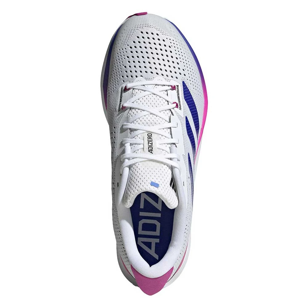 ADIDAS Men's ADIZERO SL Running Shoe - Ftwr White/Lucid Blue/Lucid Fuchsia - Regular (D) 3 ADIDAS Men's ADIZERO SL Running Shoe - Ftwr White/Lucid Blue/Lucid Fuchsia - Regular (D) - Image 3