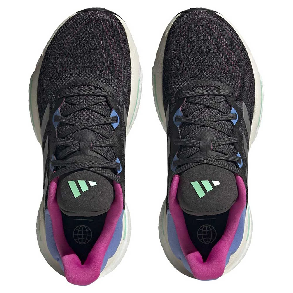 ADIDAS Women Solar Glide 6 Running Shoe - Carbon/Silver Met/Blue Fusion - Regular (B) 4 ADIDAS Women Solar Glide 6 Running Shoe - Carbon/Silver Met/Blue Fusion - Regular (B) - Image 4