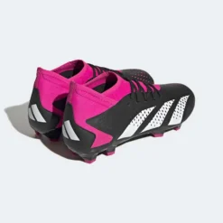 ADIDAS Unisex Predator Accuracy .3 FG Soccer Shoe - Core Black/Ftwr White/Team Shock Pink 2 - Regular (D) -Patagonia Shop GW4589 back