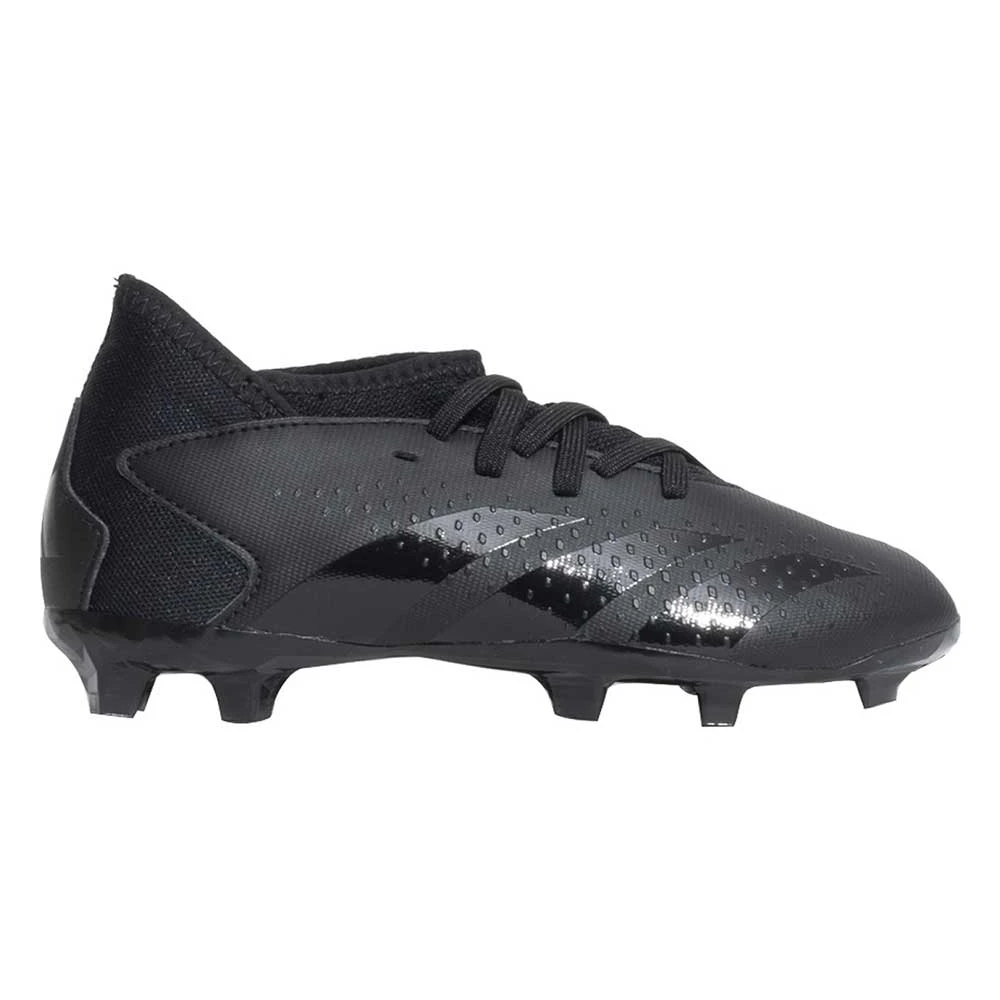 ADIDAS Youth JR Predator Accuracy .3 FG Soccer Shoe - Core Black/Core Black - Regular (D) 1 ADIDAS Youth JR Predator Accuracy .3 FG Soccer Shoe - Core Black/Core Black - Regular (D)