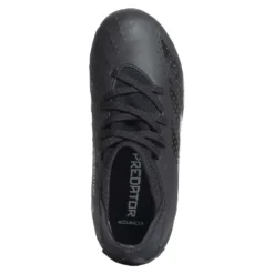 ADIDAS Youth JR Predator Accuracy .3 FG Soccer Shoe - Core Black/Core Black - Regular (D) 12 ADIDAS Youth JR Predator Accuracy .3 FG Soccer Shoe - Core Black/Core Black - Regular (D) -Patagonia Shop GW4610 01