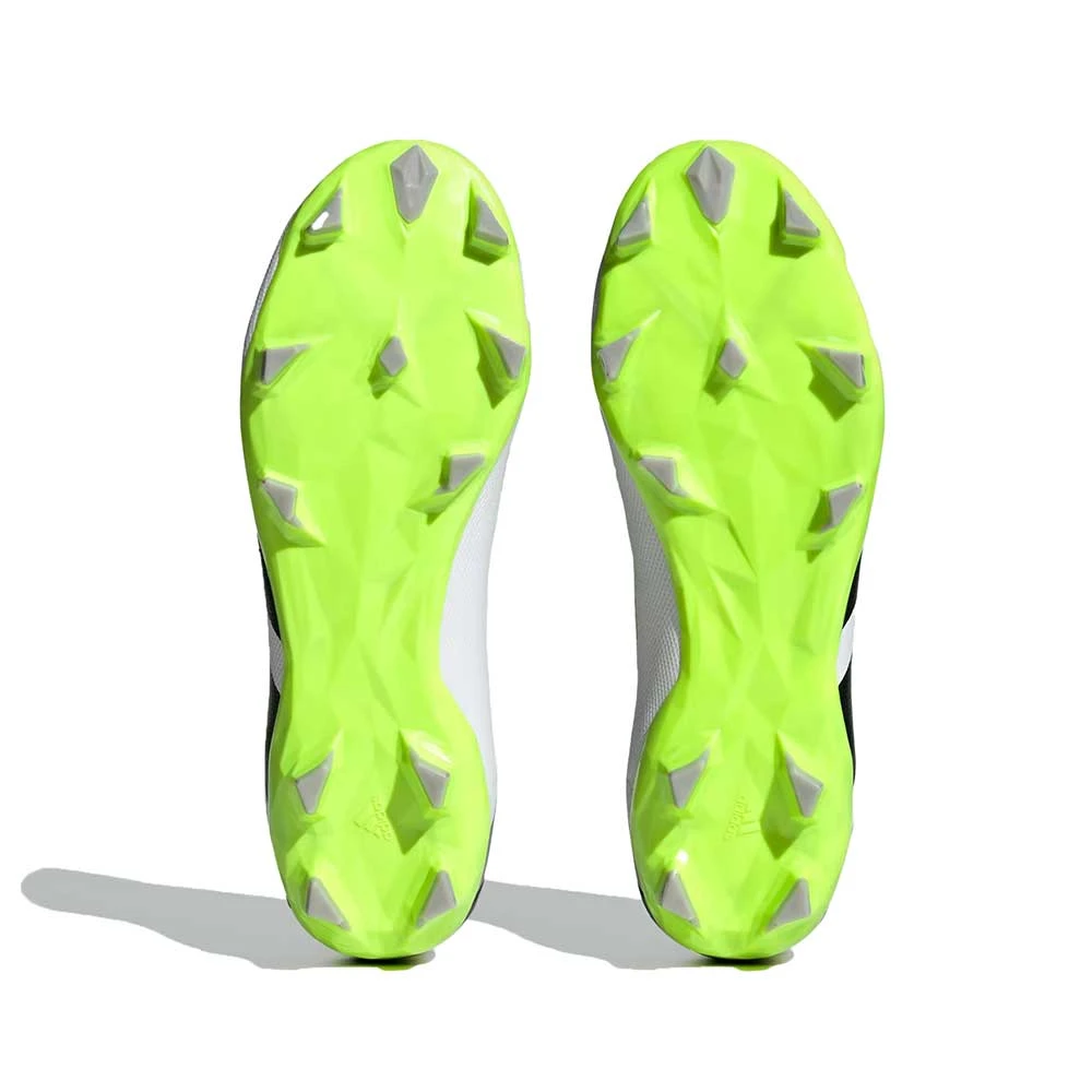 ADIDAS Unisex Predator Accuracy .3 Laceless FG - Cloud White/ Core Black / Lucid Lemon- Regular (D) 5 ADIDAS Unisex Predator Accuracy .3 Laceless FG - Cloud White/ Core Black / Lucid Lemon- Regular (D) - Image 5