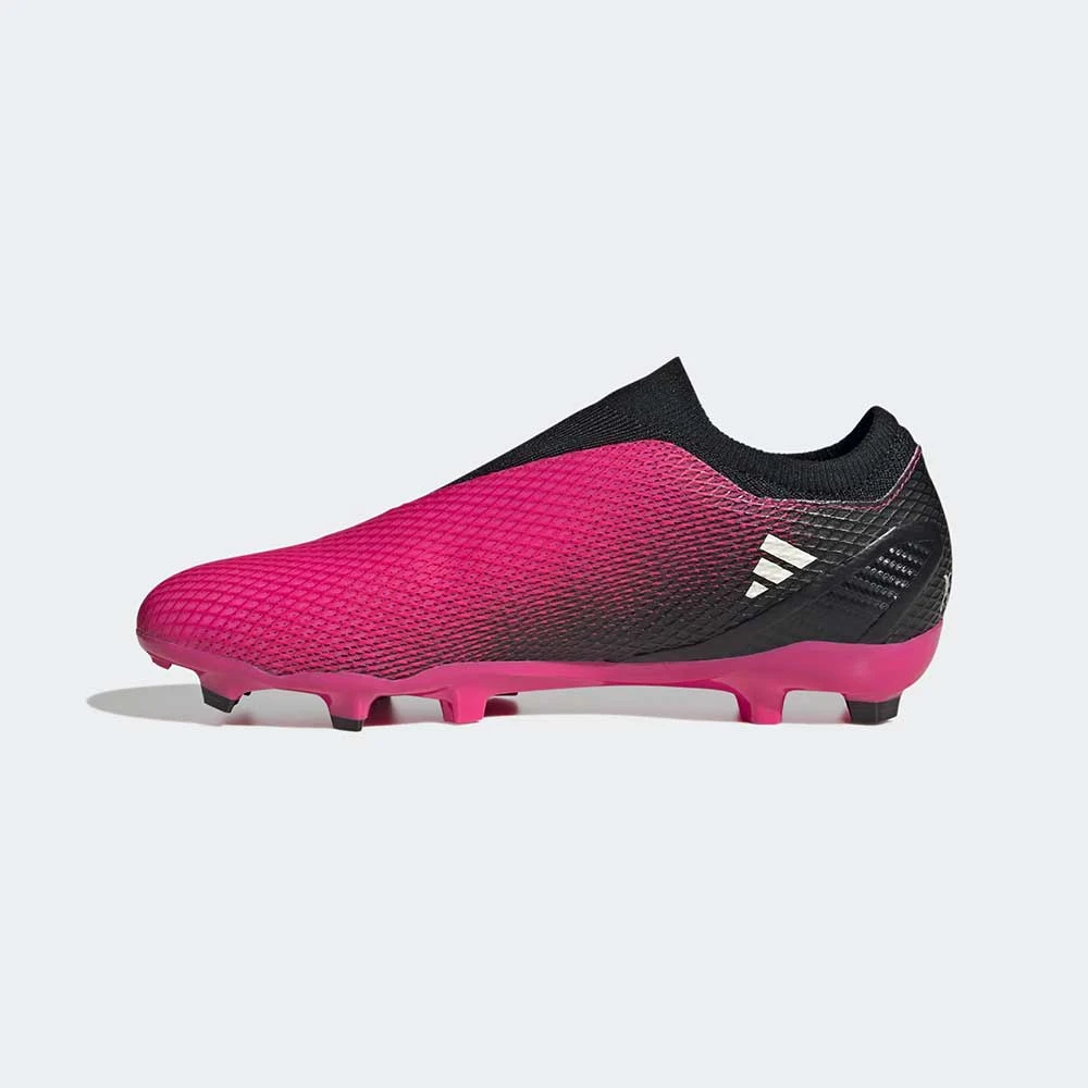 ADIDAS Unisex X Speedportal.3 LL FG Soccer Shoe - Team Shock Pink 2/Zero Metalic/Core Black - Regular (D) 2 ADIDAS Unisex X Speedportal.3 LL FG Soccer Shoe - Team Shock Pink 2/Zero Metalic/Core Black - Regular (D) - Image 2
