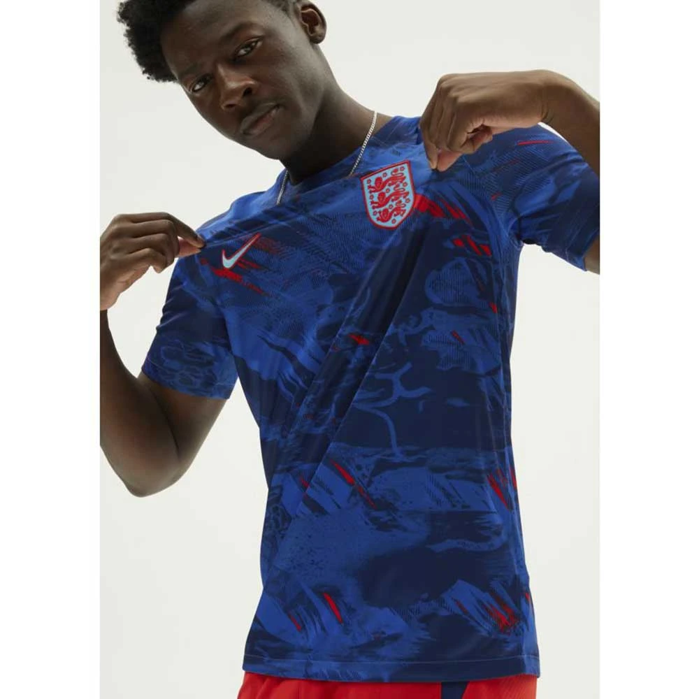 Men's Nike England Pre-Match Top - Blue Void/Game Royal 2 Men's Nike England Pre-Match Top - Blue Void/Game Royal - Image 2