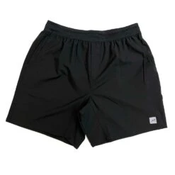 Men's Utility Tech 7" Short Unlined - Black/Black Woven Gazelle Patch