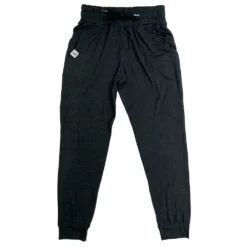 Men's Performance Tech Jogger - Black/Black Woven Gazelle Patch