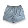 Men's Utility Tech 5" Run Short Lined - Castor Gray/Dark Gray Woven Gazelle Patch