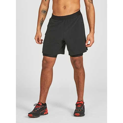 Men's 7" AFO Traverse 2-in-1 Running Short - Midnight 2 Men's 7" AFO Traverse 2-in-1 Running Short - Midnight - Image 2