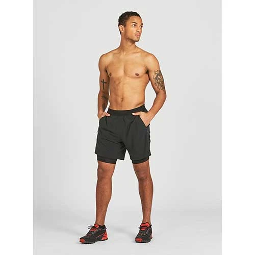 Men's 7" AFO Traverse 2-in-1 Running Short - Midnight 1 Men's 7" AFO Traverse 2-in-1 Running Short - Midnight