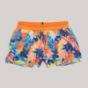 Women's 3in AFO Middle Short - Blue Floral Collage