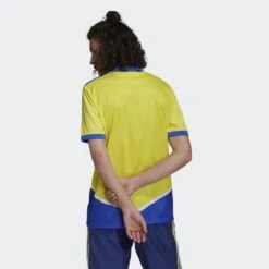 ADIDAS Juventes 21/22 3rd Jersey - Shock Yellow/Hi Res Blue -Patagonia Shop Juventus 21 22 Third Jersey Yellow GS1439 23 hover model