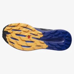 Salomon Men's Pulsar Trail Shoe - Black/Clematis Blue/Blazing Orange- Regular (D) -Patagonia Shop L41603200 da37cd5b886c4091b61da96c1603e347