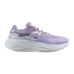 Salomon Women's Aero Glide Running Shoe- Orchid Bloom/Cradle Pink/White- Regular (B)