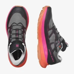 Salomon Women's Ultra Glide 2 Trail Running Shoe - Plum Kitten/Black/Pink Glo - Regular (B) -Patagonia Shop L47386400 a7ee7678c7aa283c3295204010ba182a