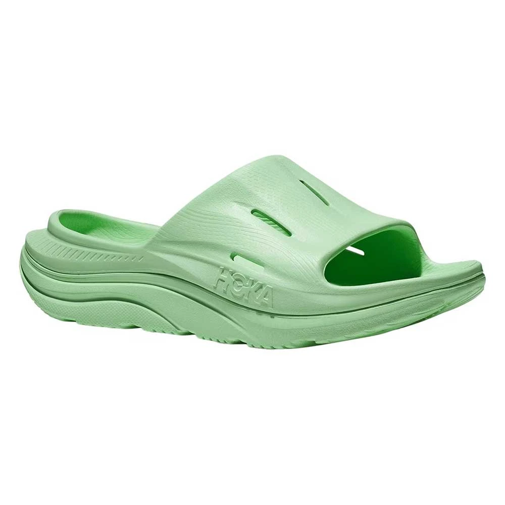 Hoka Unisex Ora Recovery Slide 3 - Lime Glow/Lime Glow - Regular (D) 2 Hoka Unisex Ora Recovery Slide 3 - Lime Glow/Lime Glow - Regular (D) - Image 2